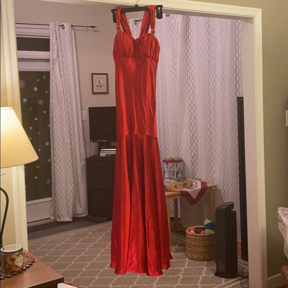 Red prom dress